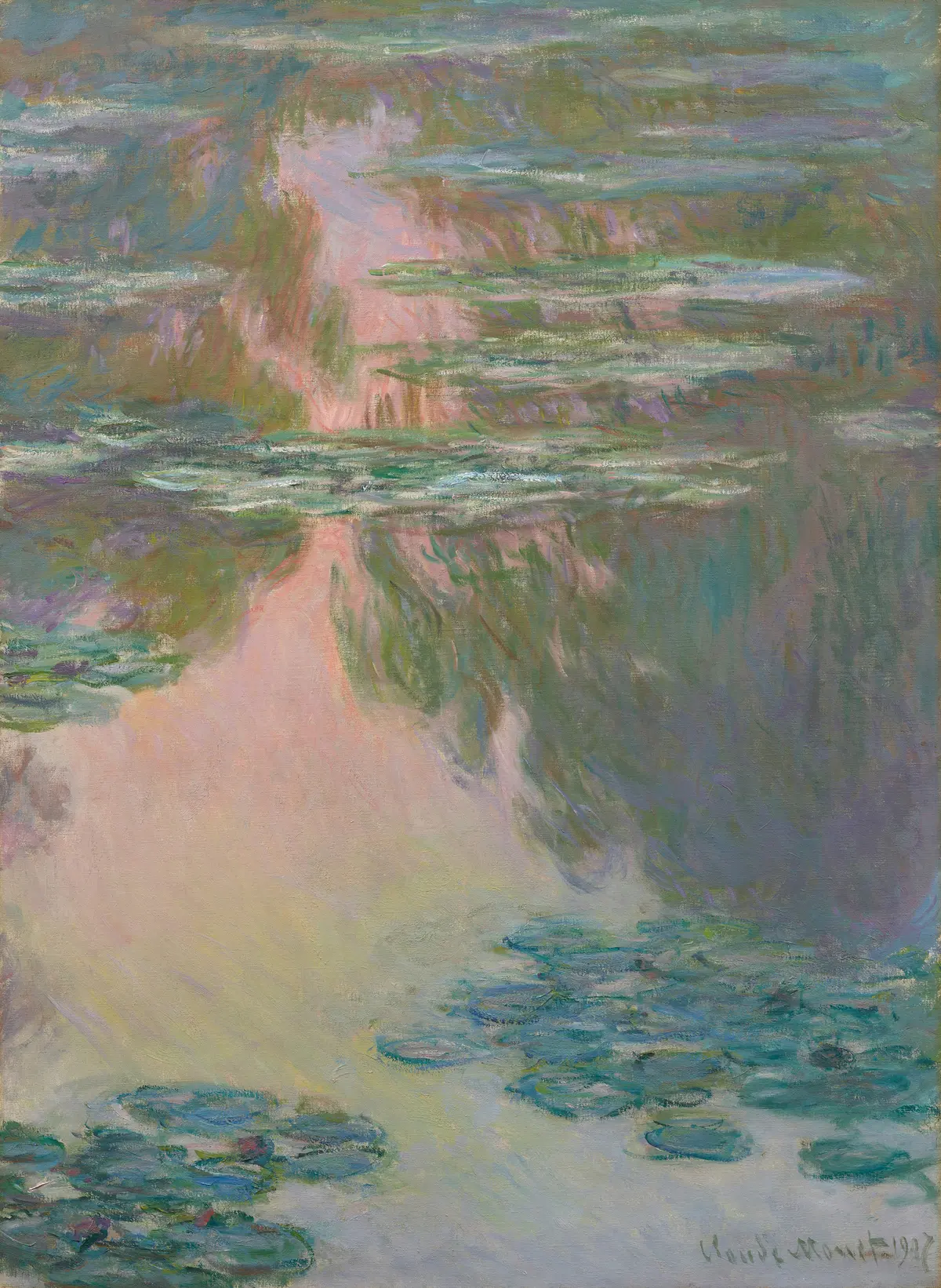 クロード・モネ《睡蓮の池》1907年、石橋財団アーティゾン美術館蔵