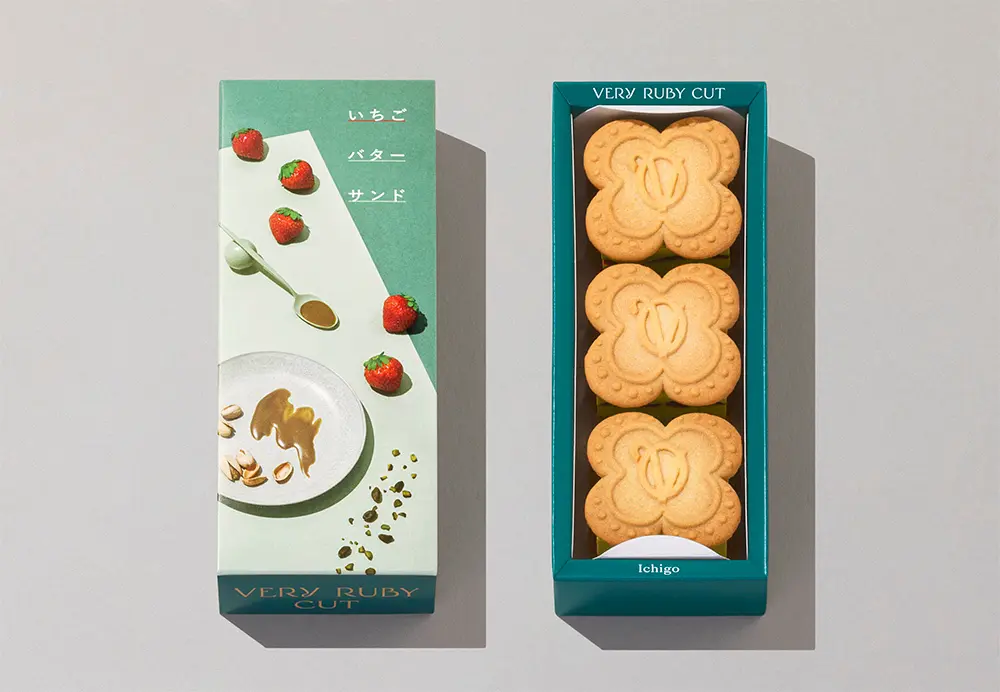 品川お土産「いちごバターサンド＜ピスタチオ＞」