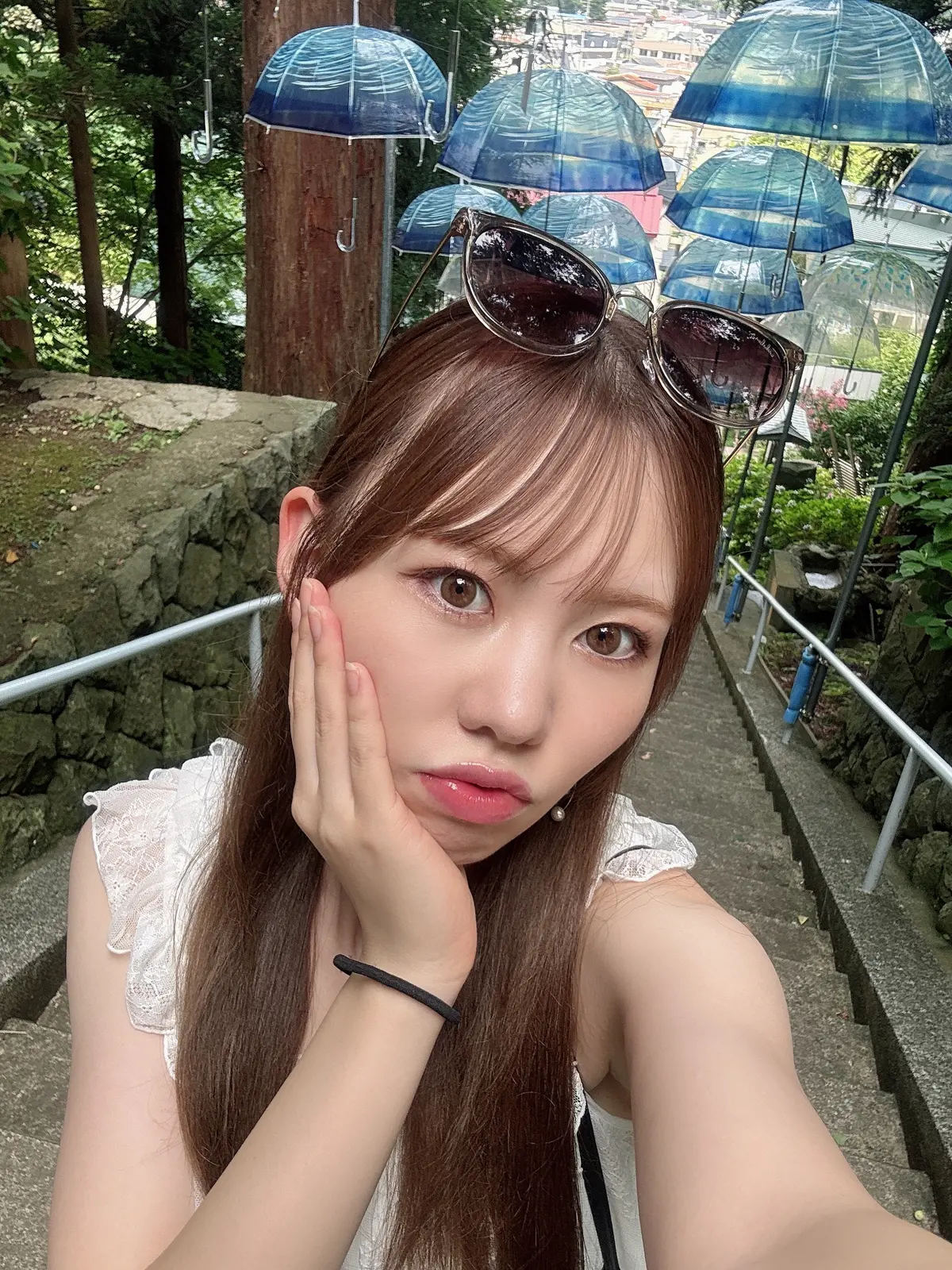 浅虫八幡宮　自撮り