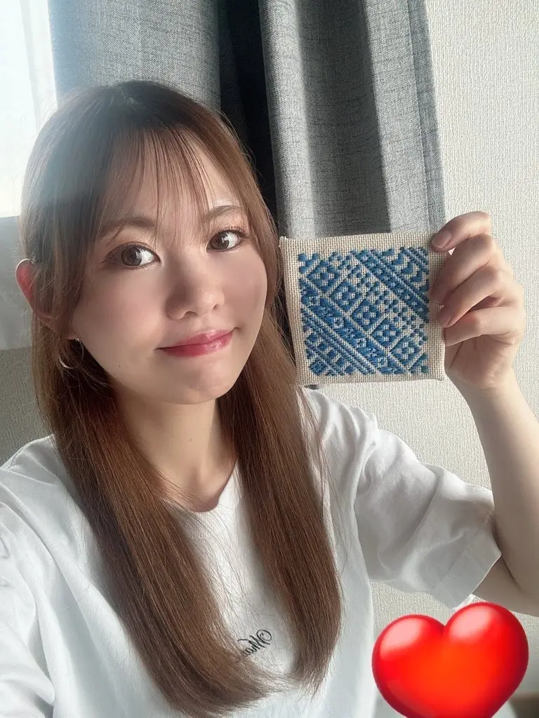 こぎん刺し　コースター