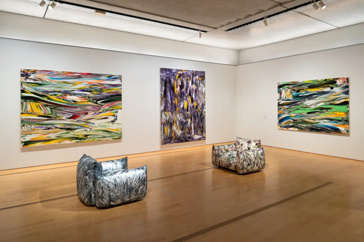 ポーラ美術館「カラーズ ― 色の秘密にせまる 印象派から現代アートへ」展示風景 「Polychrome（多色性）と Polymorphism（多様性）」 門田光雅 Photo: Ken Kato