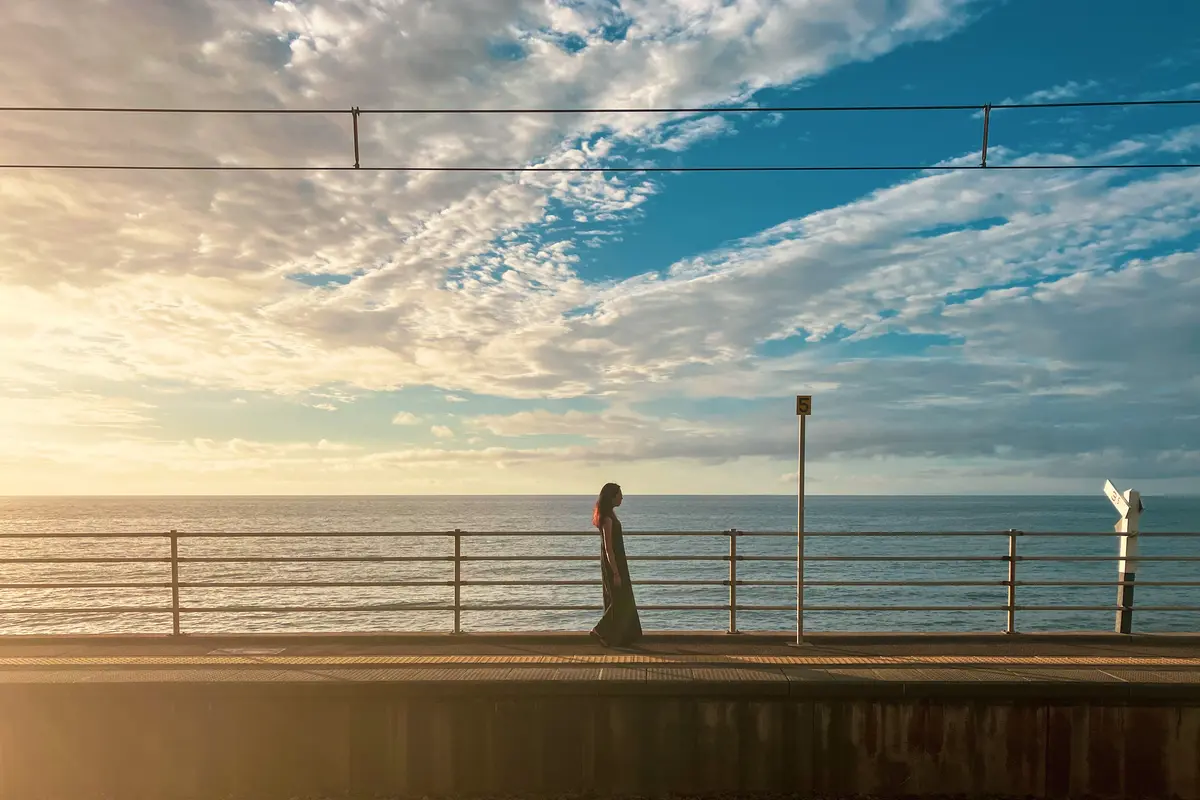 【日本海に最も近い駅】ブルーが広がるフォの画像_3