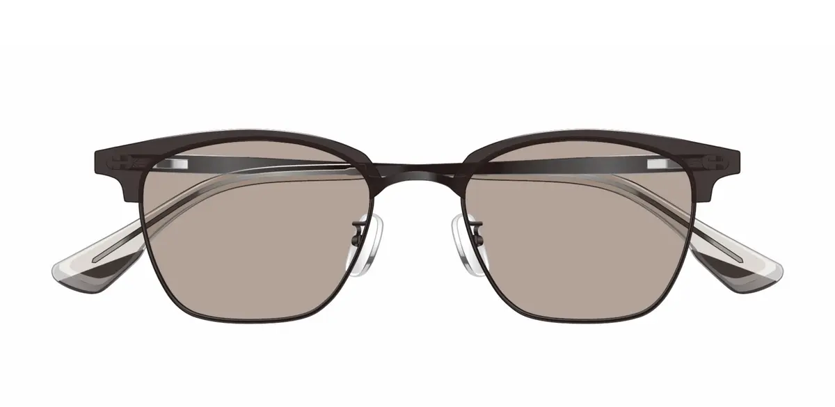 Y’s　ウェリントンフレームサングラス