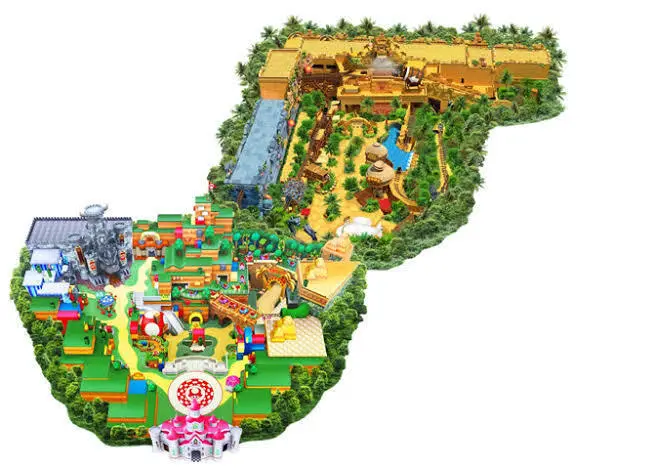 USJ新エリア「ドンキーコング・カントリー」MAP