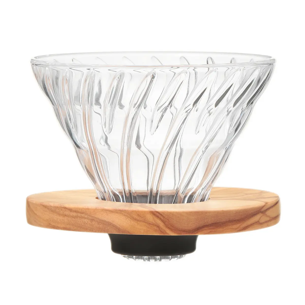 HARIO V60 耐熱ガラス透過ドリッパー オリーブウッド　  ￥4,400