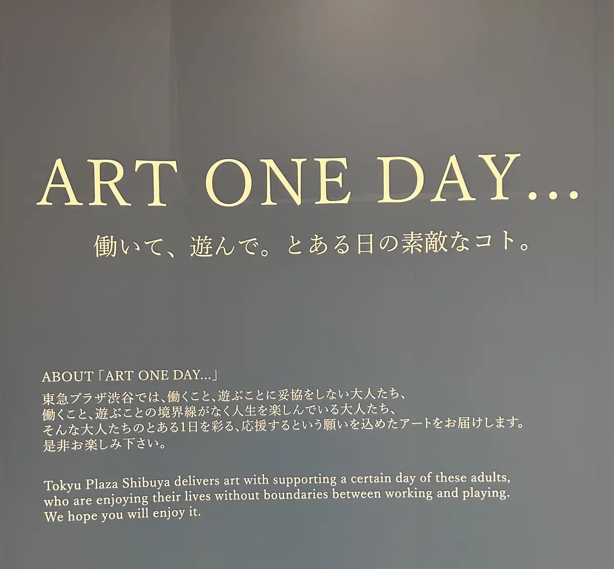 【東京　渋谷】商業施設でアートを感じて♪の画像_3