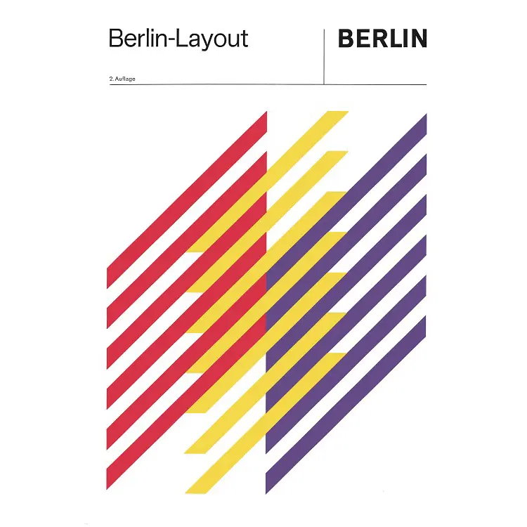 1971 – Anton Stankowski – Berlin–Layout – Design manual © Stankowski-Stiftung, Stuttgart