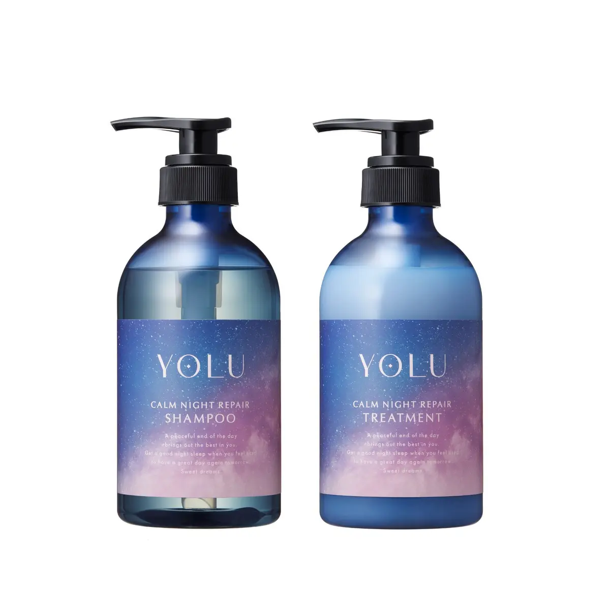 YOLU カームナイトリペア シャンプー、同 トリートメント　