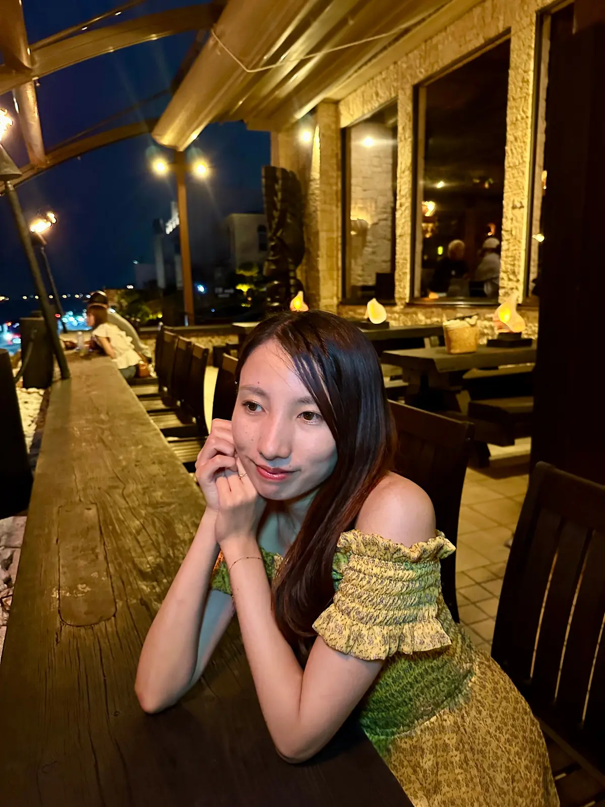 珊瑚礁モアナマカイのテラス席