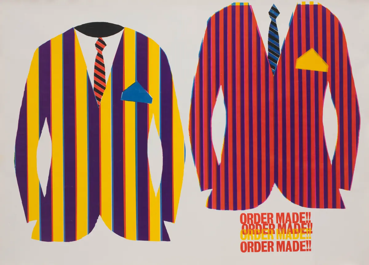 田名網敬一《ORDER MADE!!》1965年　シルクスクリーン／紙　78.9 x 109.4 cm ©Keiichi Tanaami / Courtesy of NANZUKA