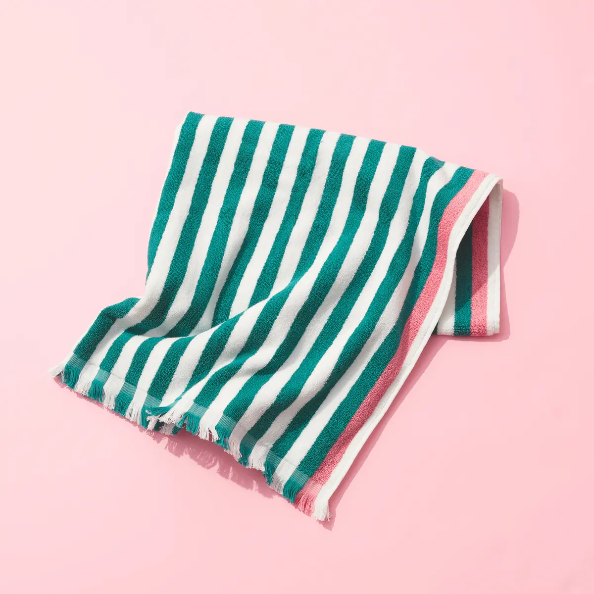 「TOMORROWLAND HOME（トゥモローランド ホーム）」のカラーストライプタオル