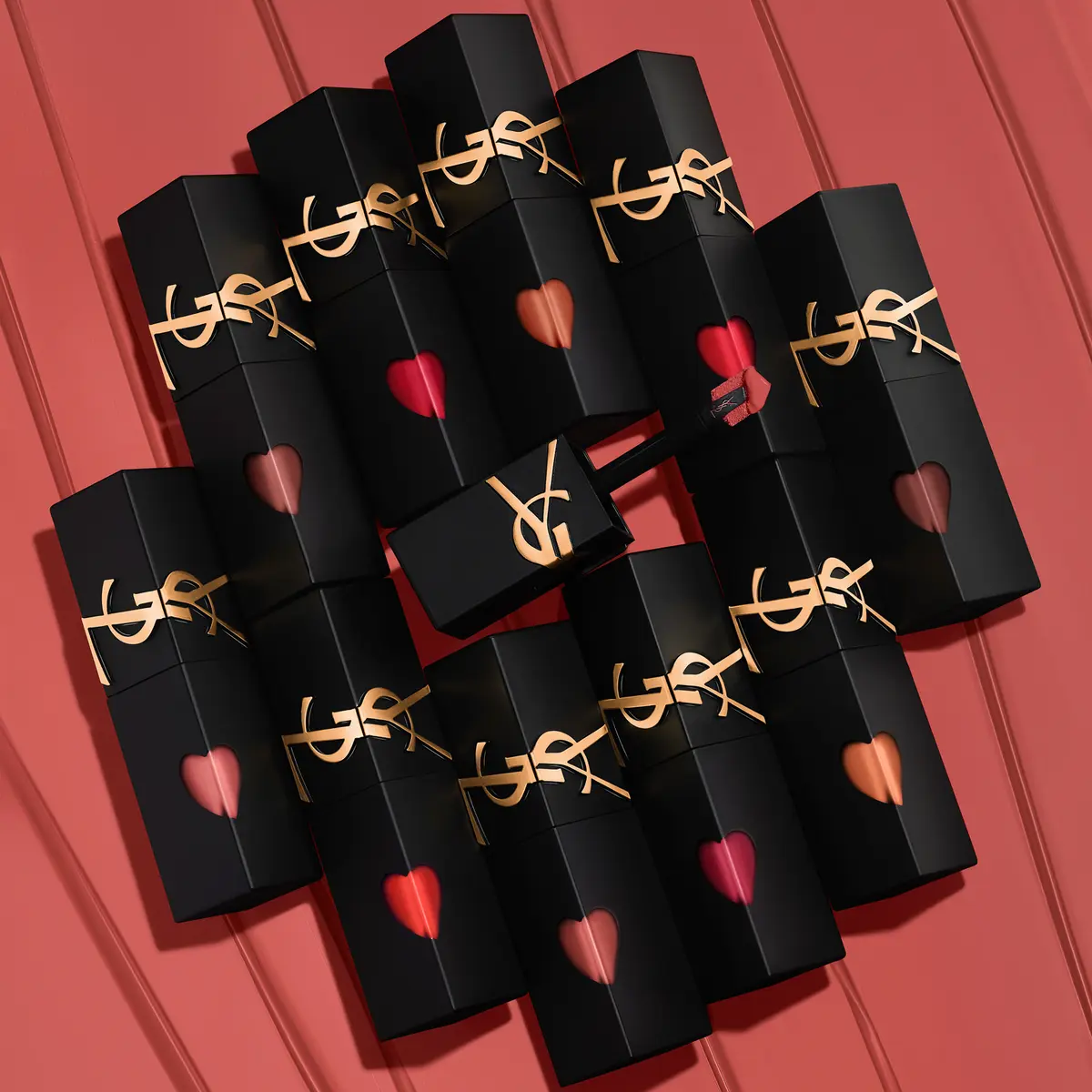 イヴ・サン・ローラン・ボーテ YSL ザ インクス ブラークリーム 新色　新商品　集合　イメージ  おすすめ 春新色　2025