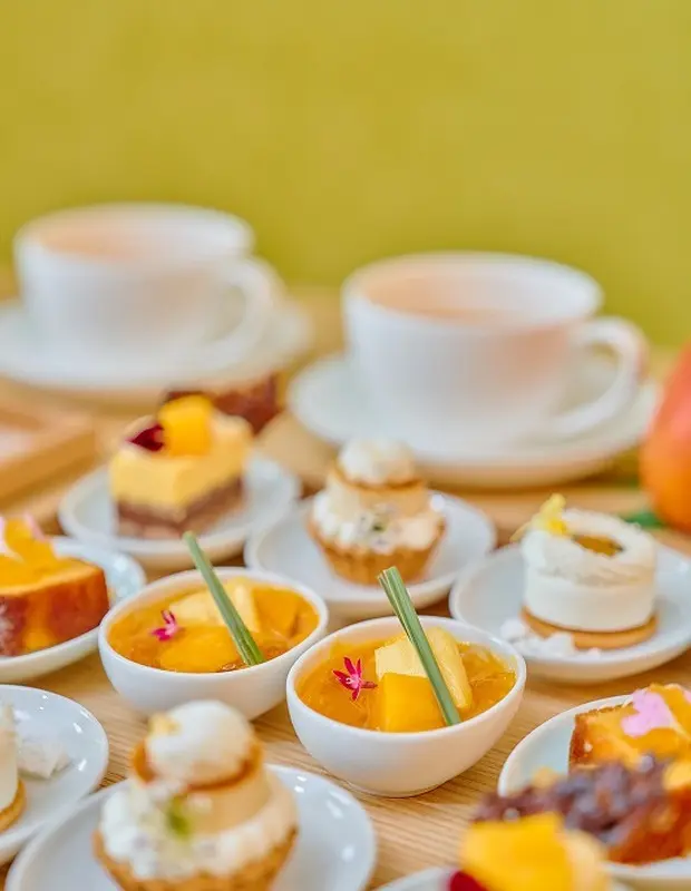 マンゴーと桃、それぞれの魅力を引き出したメニュー