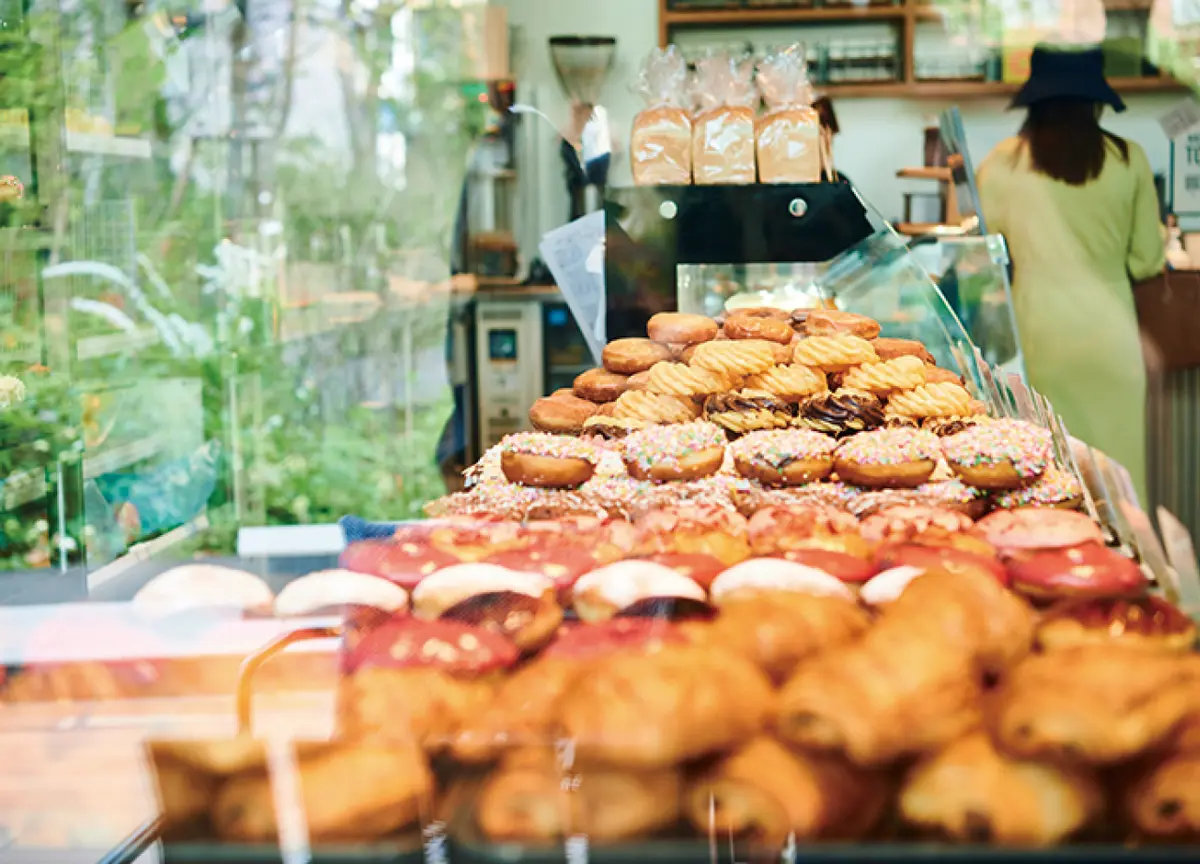 『Racines Donut & Ice Cream』の店内