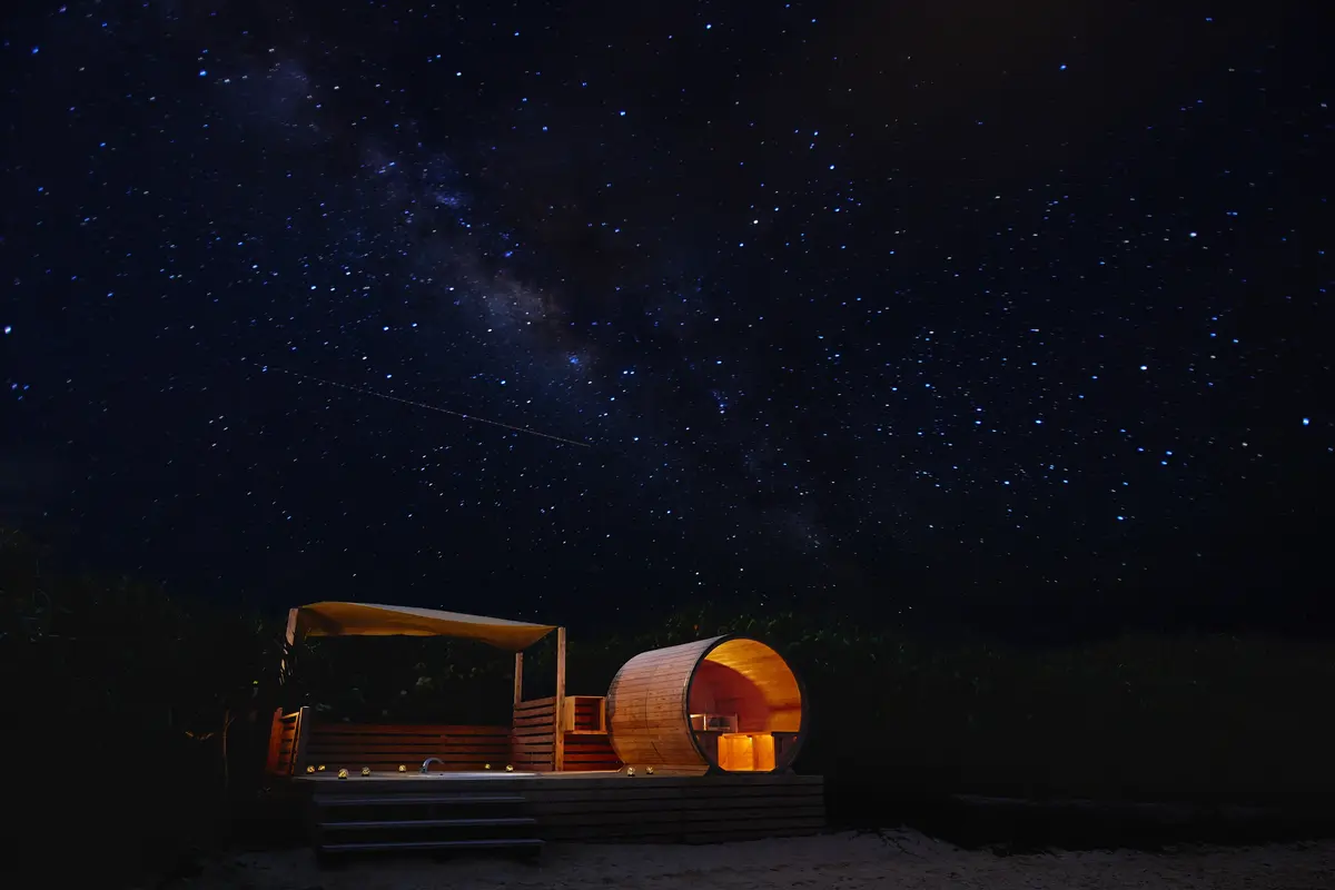 『リゾナーレ小浜島』ティンガーラサウナ_外気浴