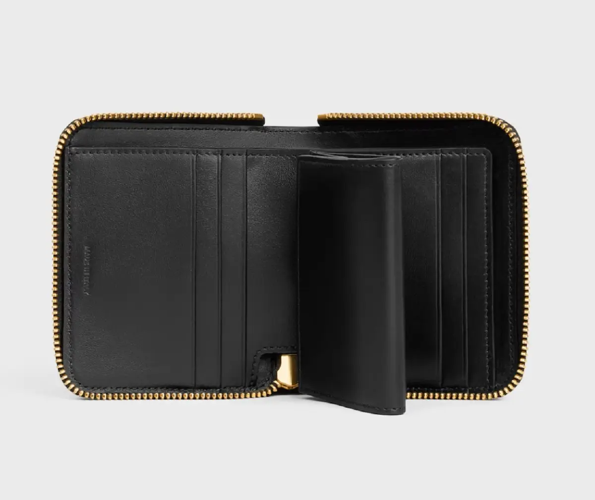 セリーヌの黒財布、内装