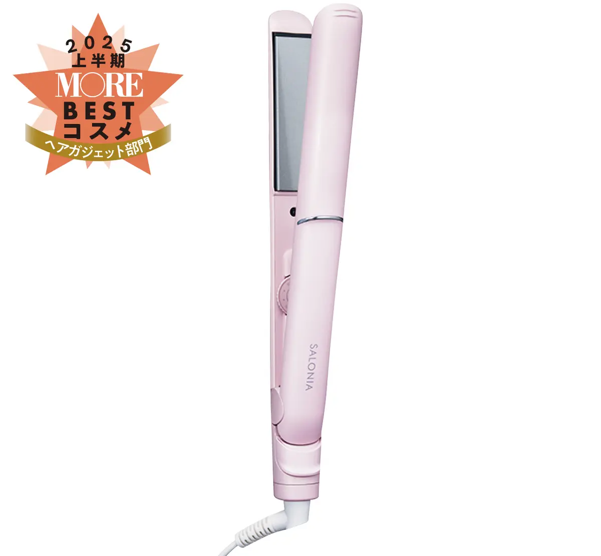 SALONIA　グロッシーケア ストレートヘアアイロン 24mm