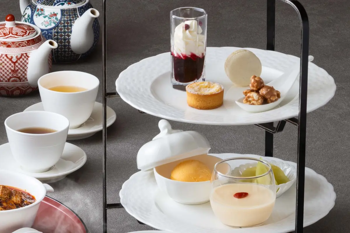 点心からスイーツまで、多彩なメニューが勢ぞろい