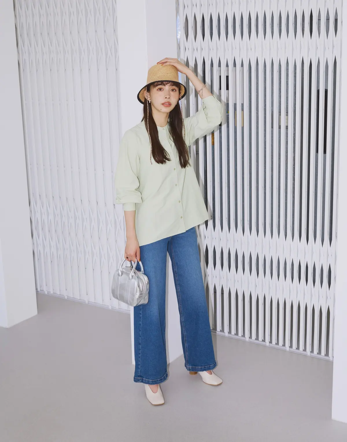 『Gap』のワイドデニムパンツ ￥7990