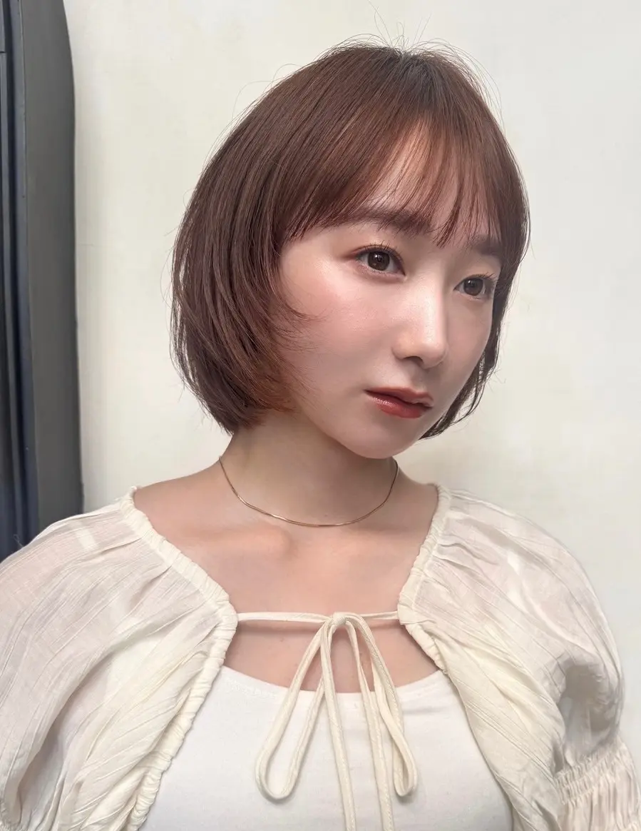 ふわっとボブ　サイド