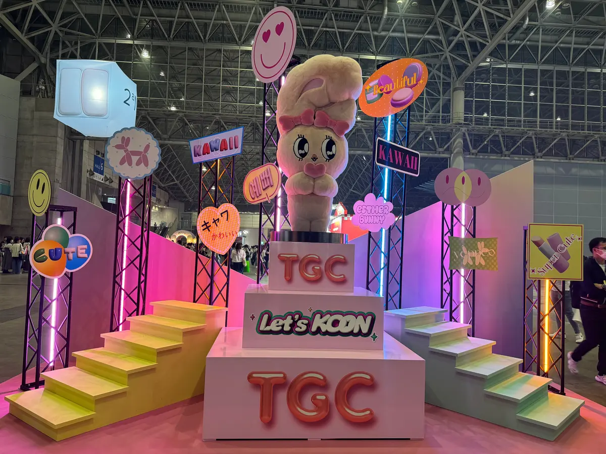 KCON×TGCのコラボブース