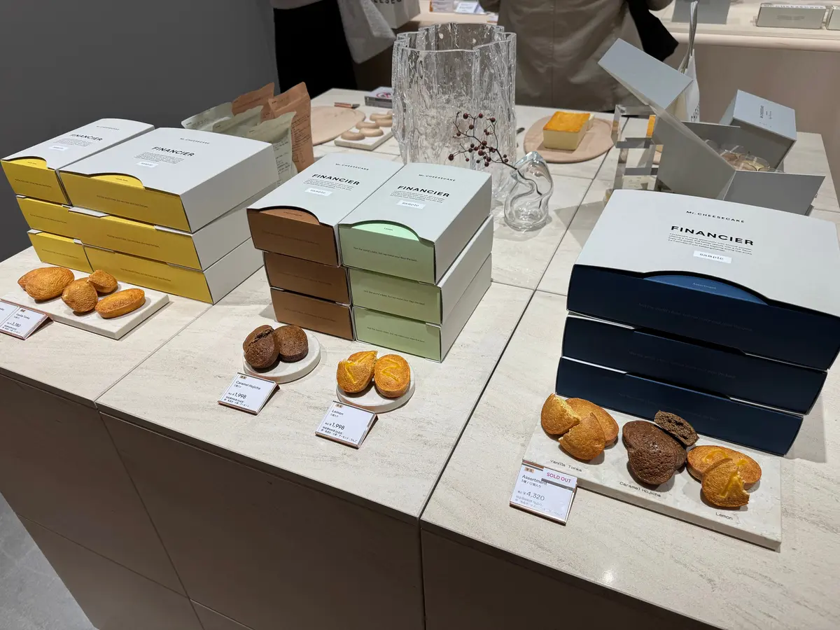 Mr. CHEESECAKE GINZA SIX店で取り扱いのあるスイーツ