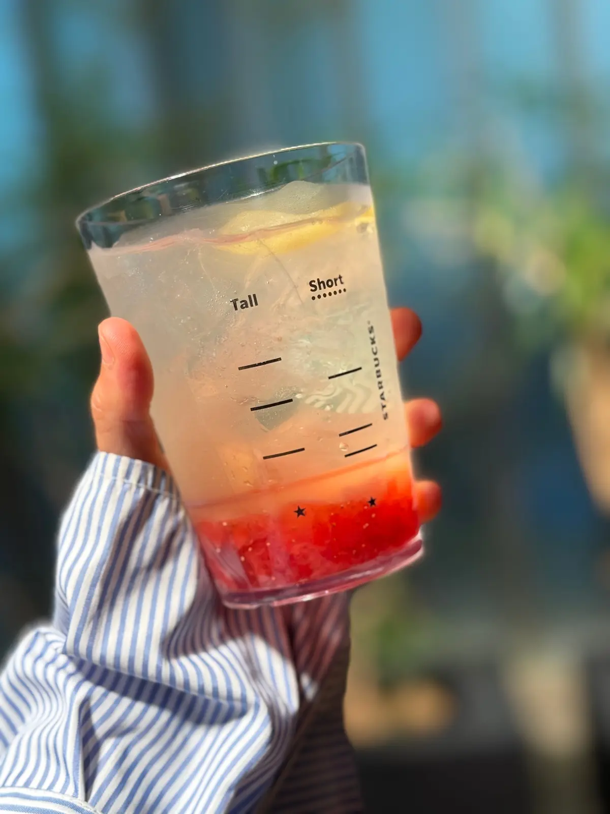 スタバ新作チラックスソーダストロベリー手持ち