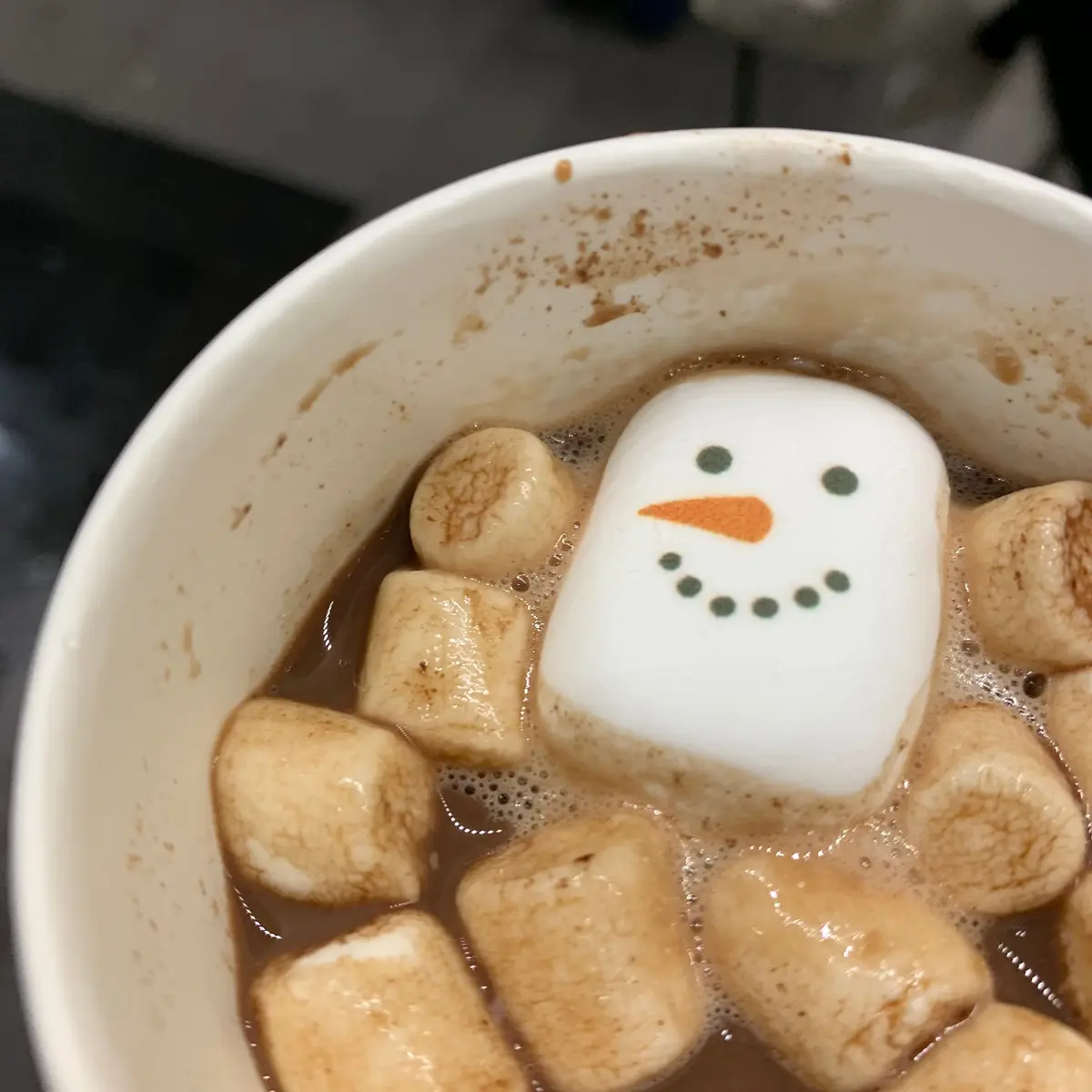 スノーマンココア☃️