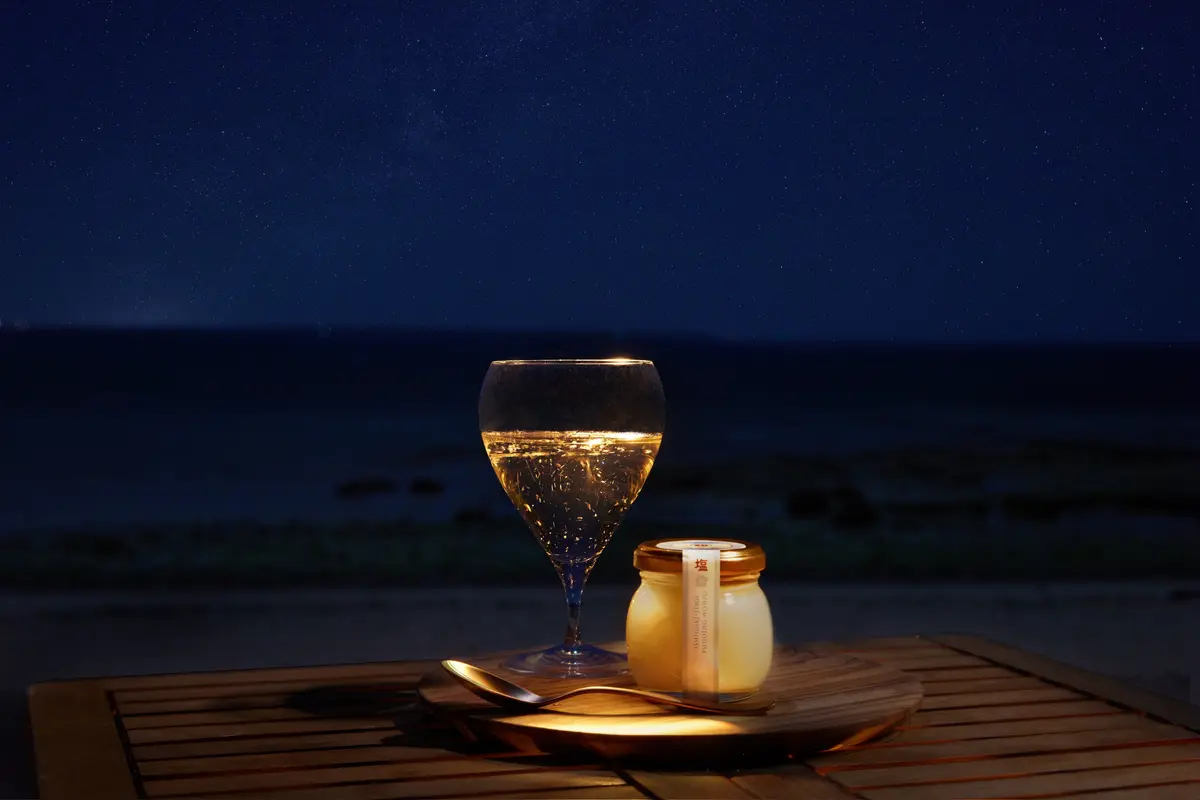 『リゾナーレ小浜島』ティンガーラサウナの塩プリン