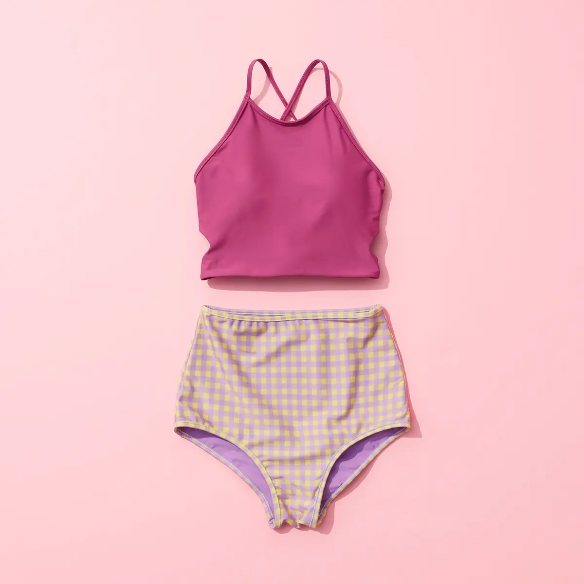 「myriam swim（ミラ スイム）」のチェックパンツ水着