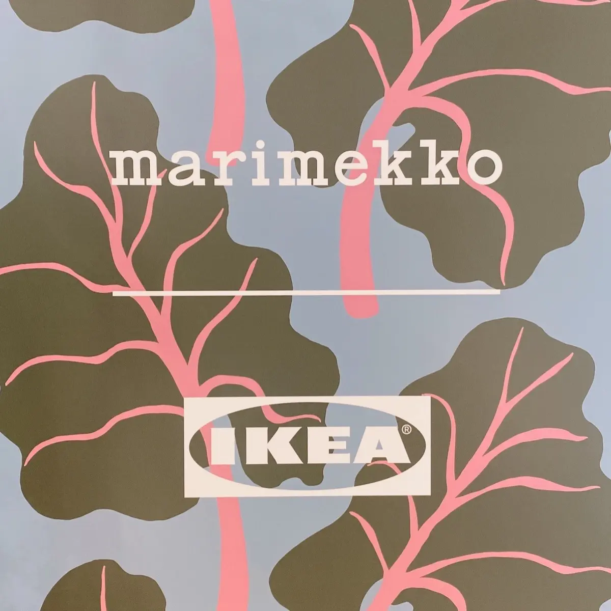 限定完売！フィンランド製！マリメッコ 和柄ハンドバッグ/桜花柄marimekko