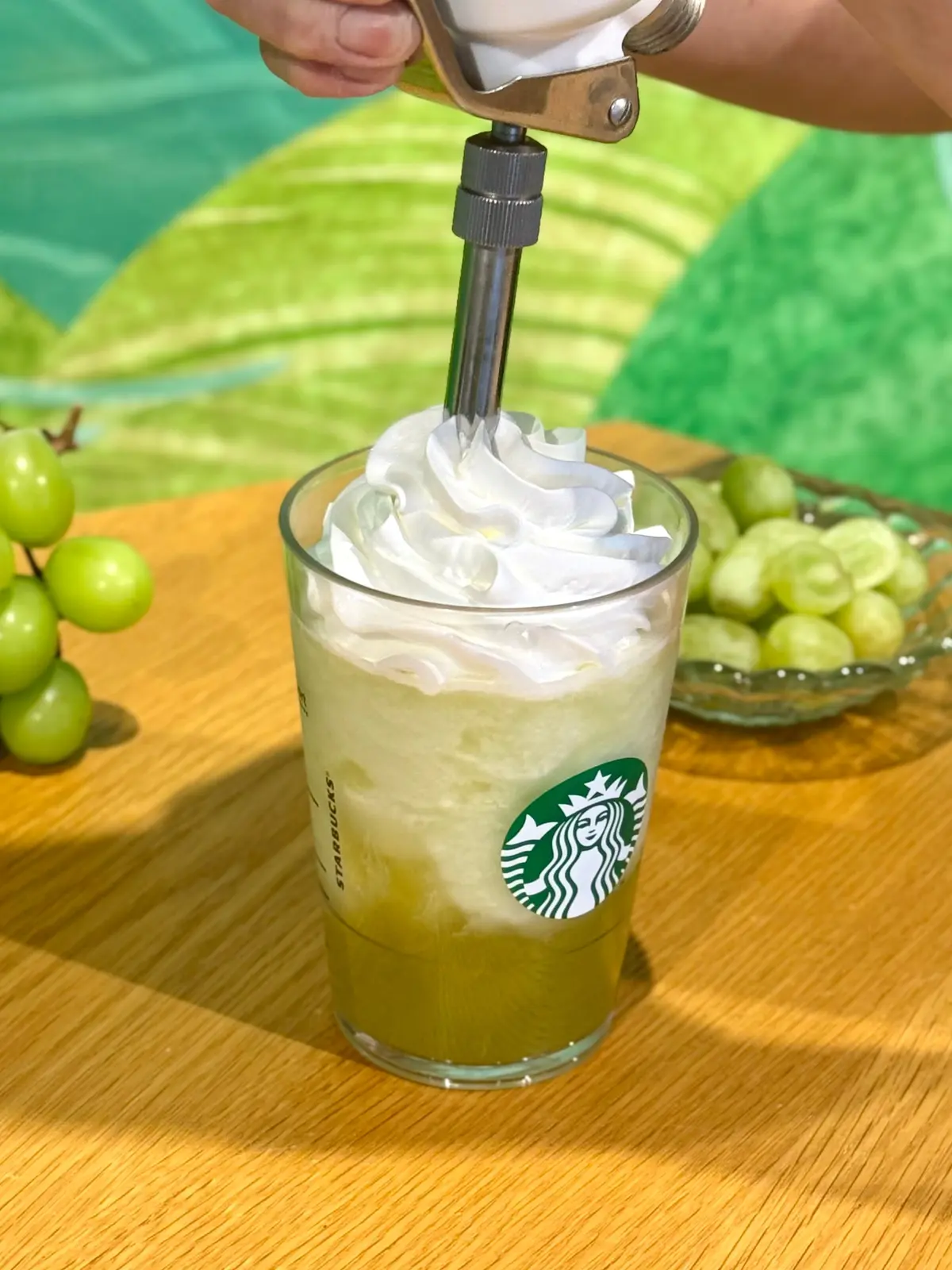 スタバ新作マスカット「グラン マスカット フラペチーノ®」