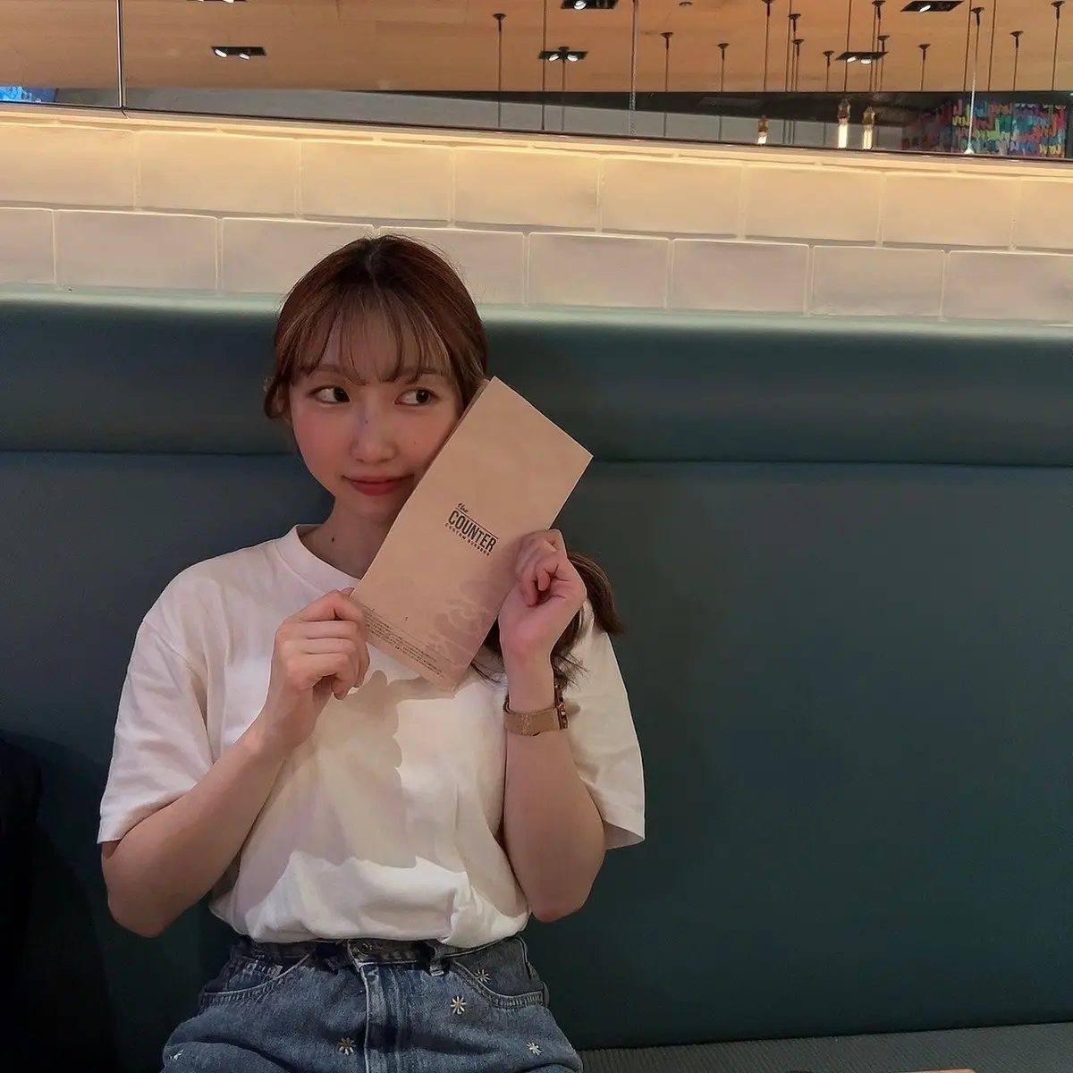 メニューブックとパシャリ