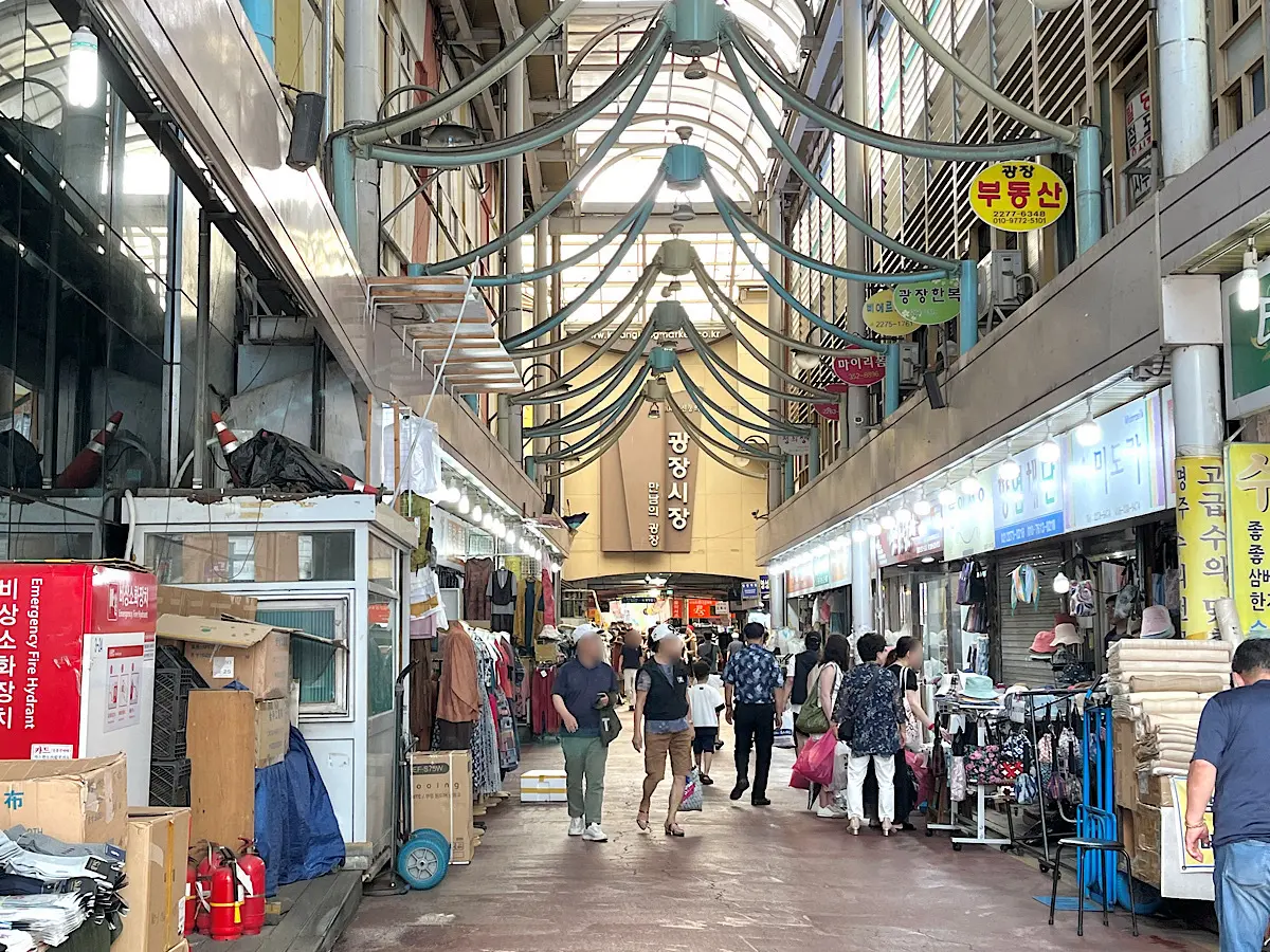 韓国　ソウル　広蔵市場
