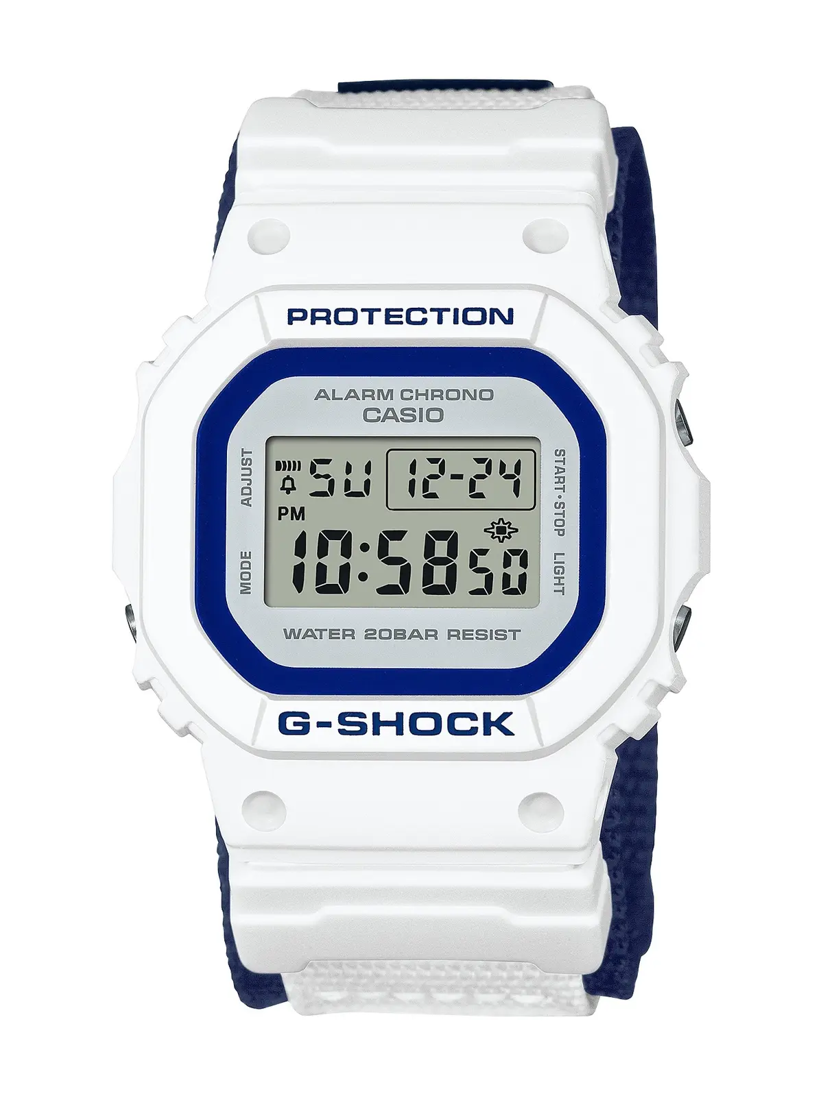 G-SHOCK　白×ブルー　腕時計