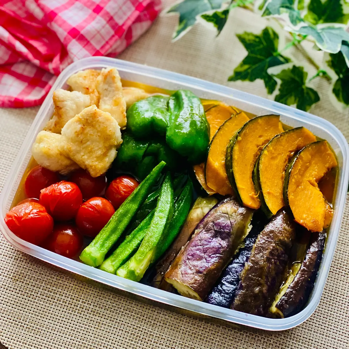 夏野菜の焼き浸し