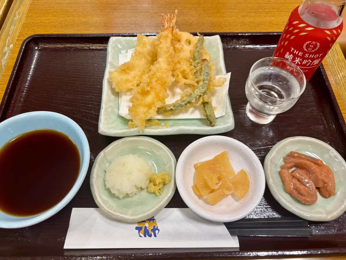 【天丼てんや〝ちょい飲み🍶〟】量も値段もの画像_4