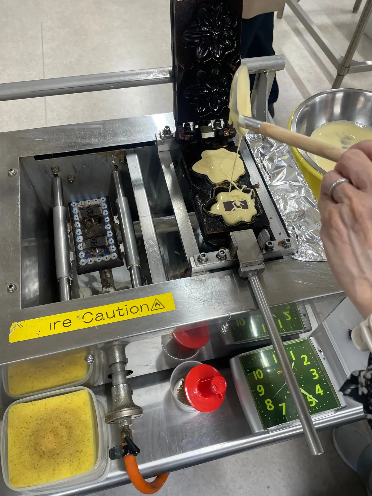 もみじ饅頭作り