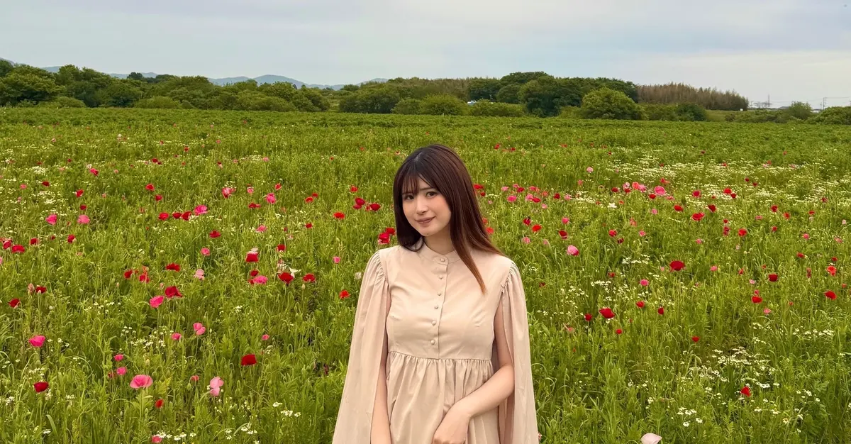 花畑にいるpoepyom