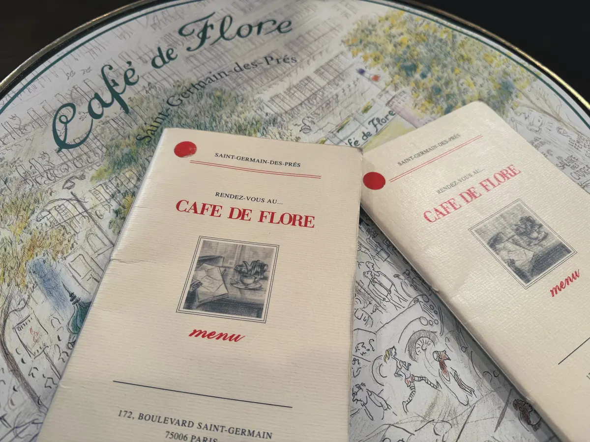 カフェ・ド・フロール(Café de Flore)のメニュー