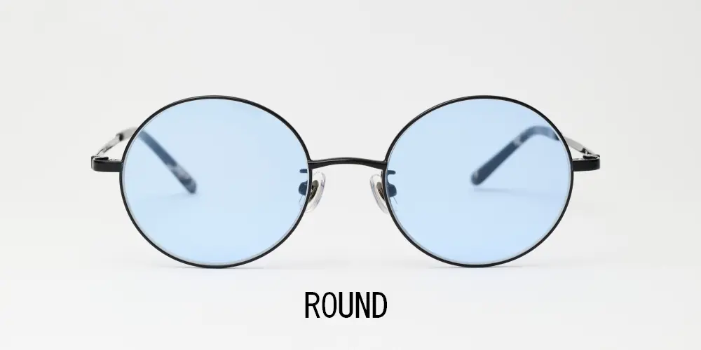 ラウンドフレームサングラス