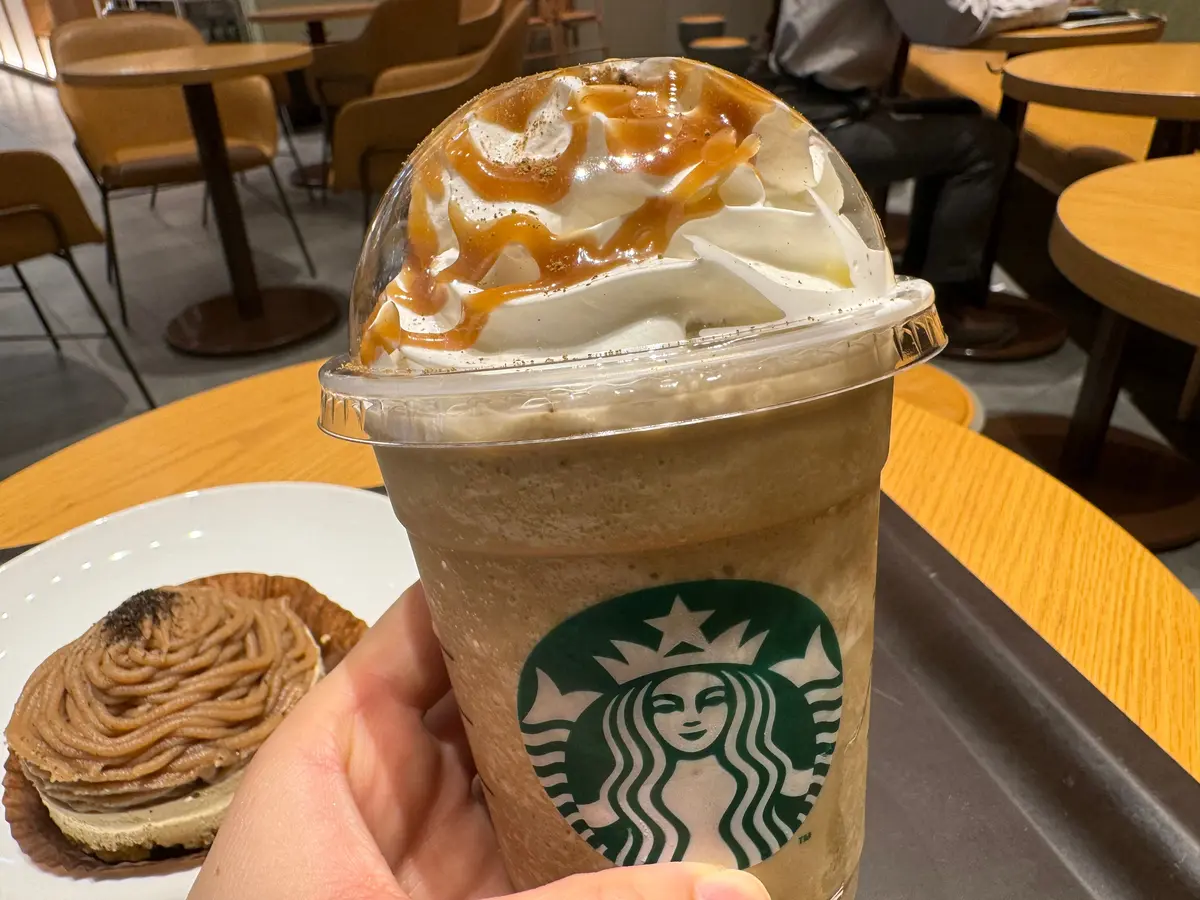 和栗と和紅茶のフラペチーノ