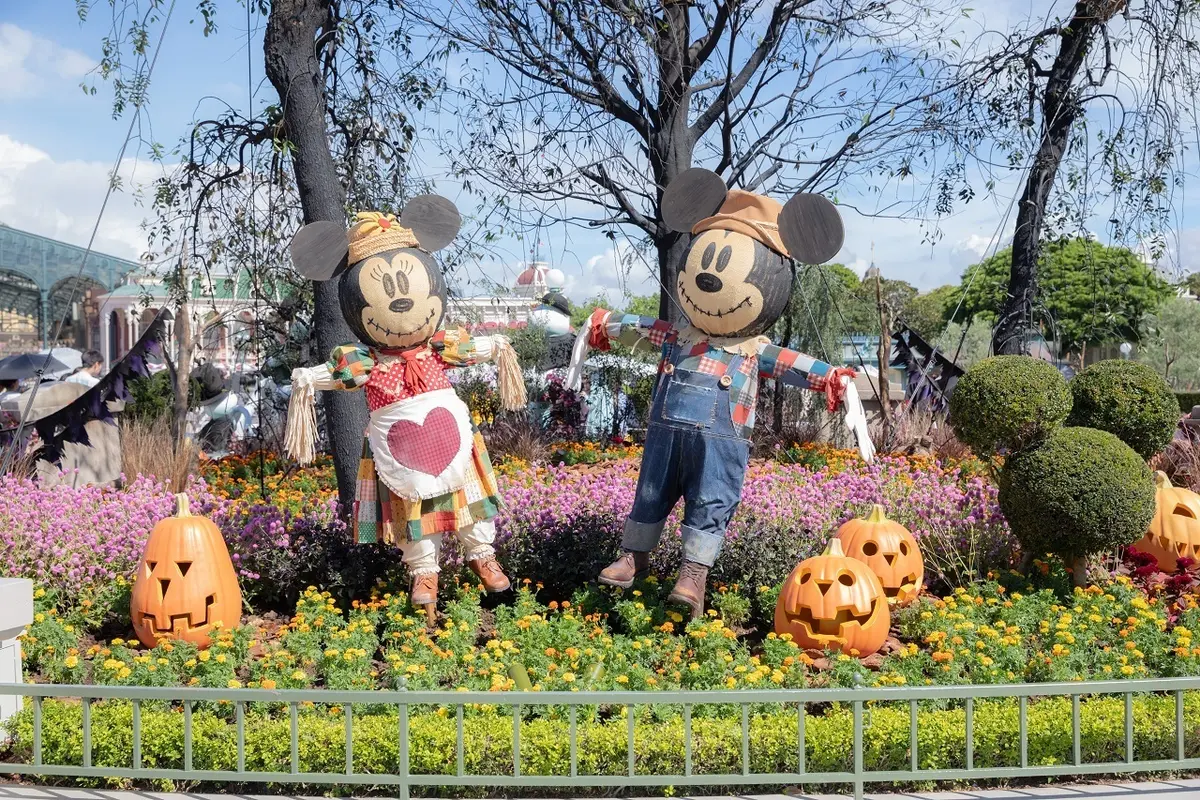 ディズニーランド　フォトスポットハロウィーン