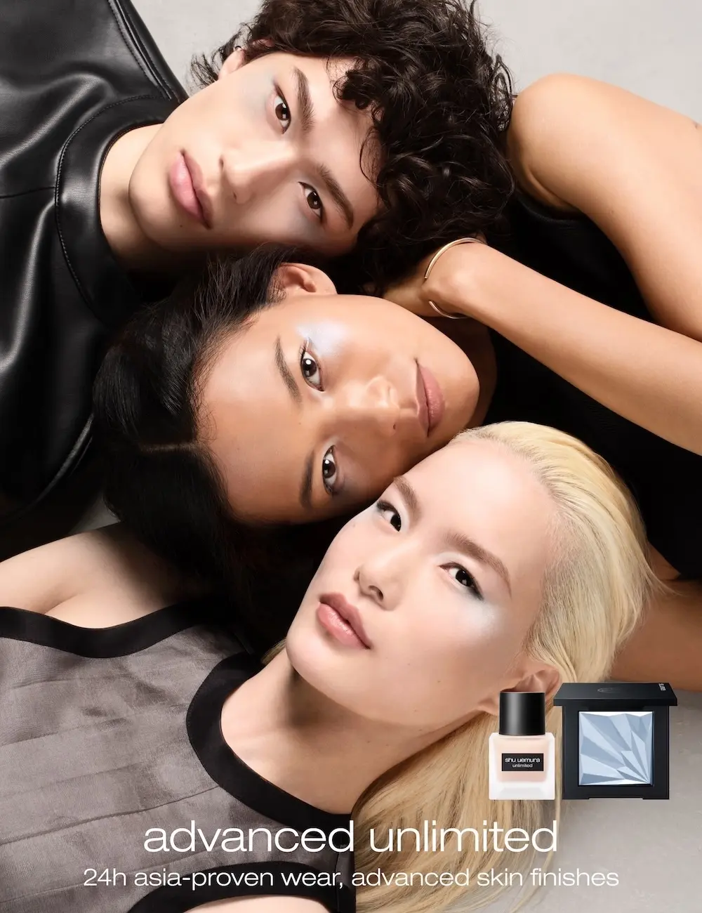 シュウ ウエムラ アンリミテッド ラスティング フルイド アンリミテッド ルミマット セッティング ジェル イン パウダー モデルイメージ画像 2025崩れない名品ベースメイク