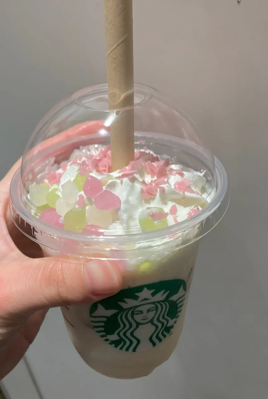 【Starbucks】🌸花見だんごフラペの画像_1