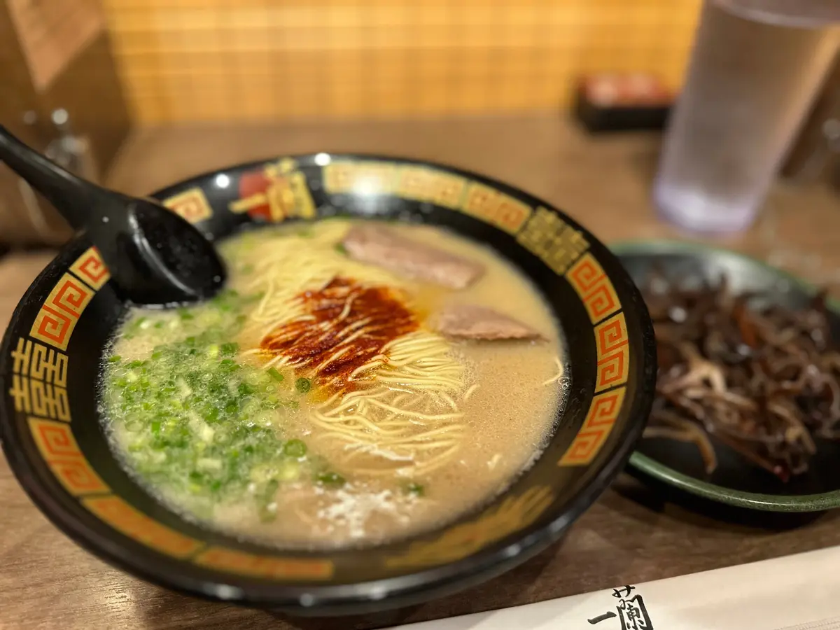 一蘭　とんこつラーメン