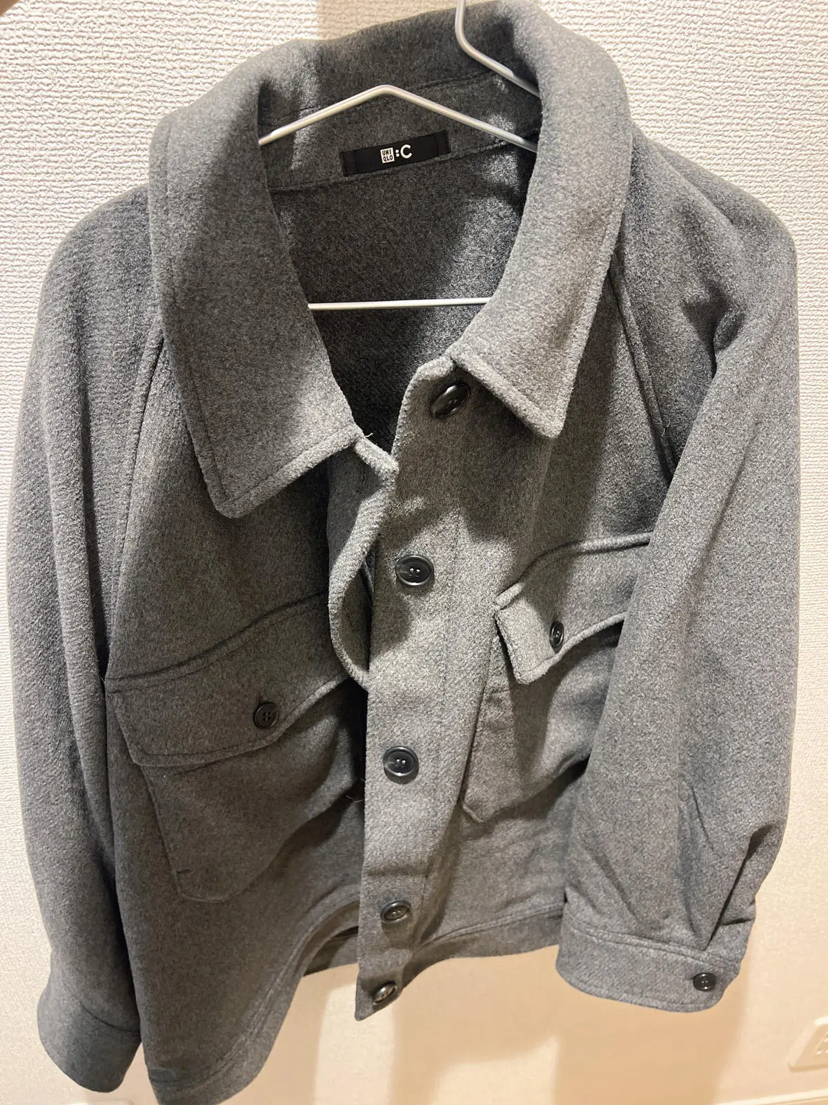 MIUさんが購入した『ユニクロ』オーバーサイズジャケット グレー