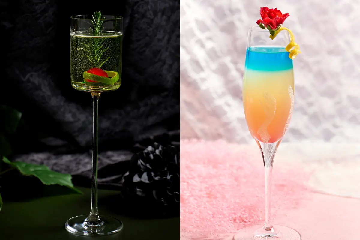 エルファバとグリンダをイメージしたカクテル＆モクテル