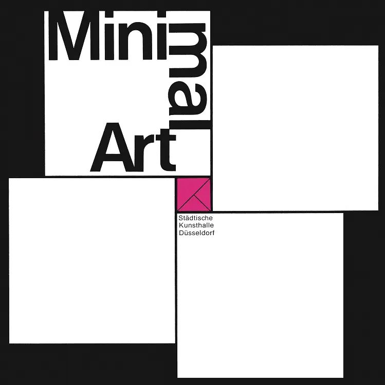 1969 – Walter Breker – Minimal Art Exhibition (Kunsthalle Düsseldorf) – Brochure cover