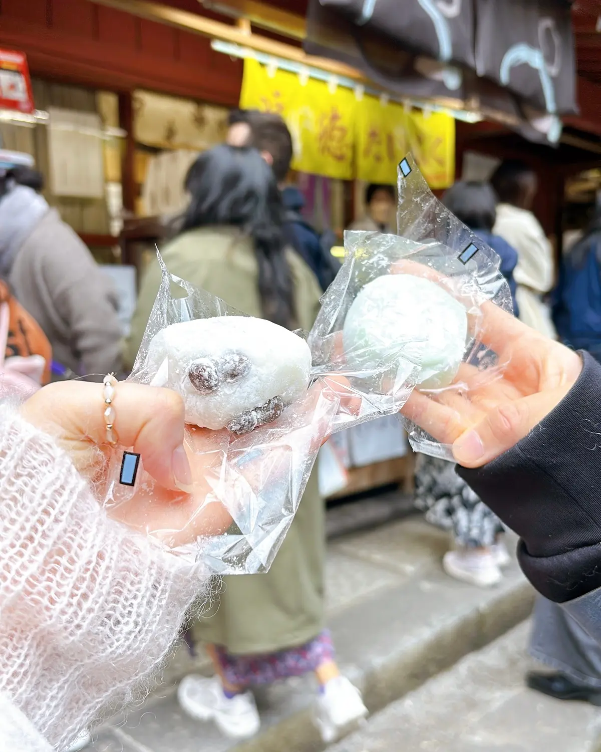 つぶあんとずんだをチョイス